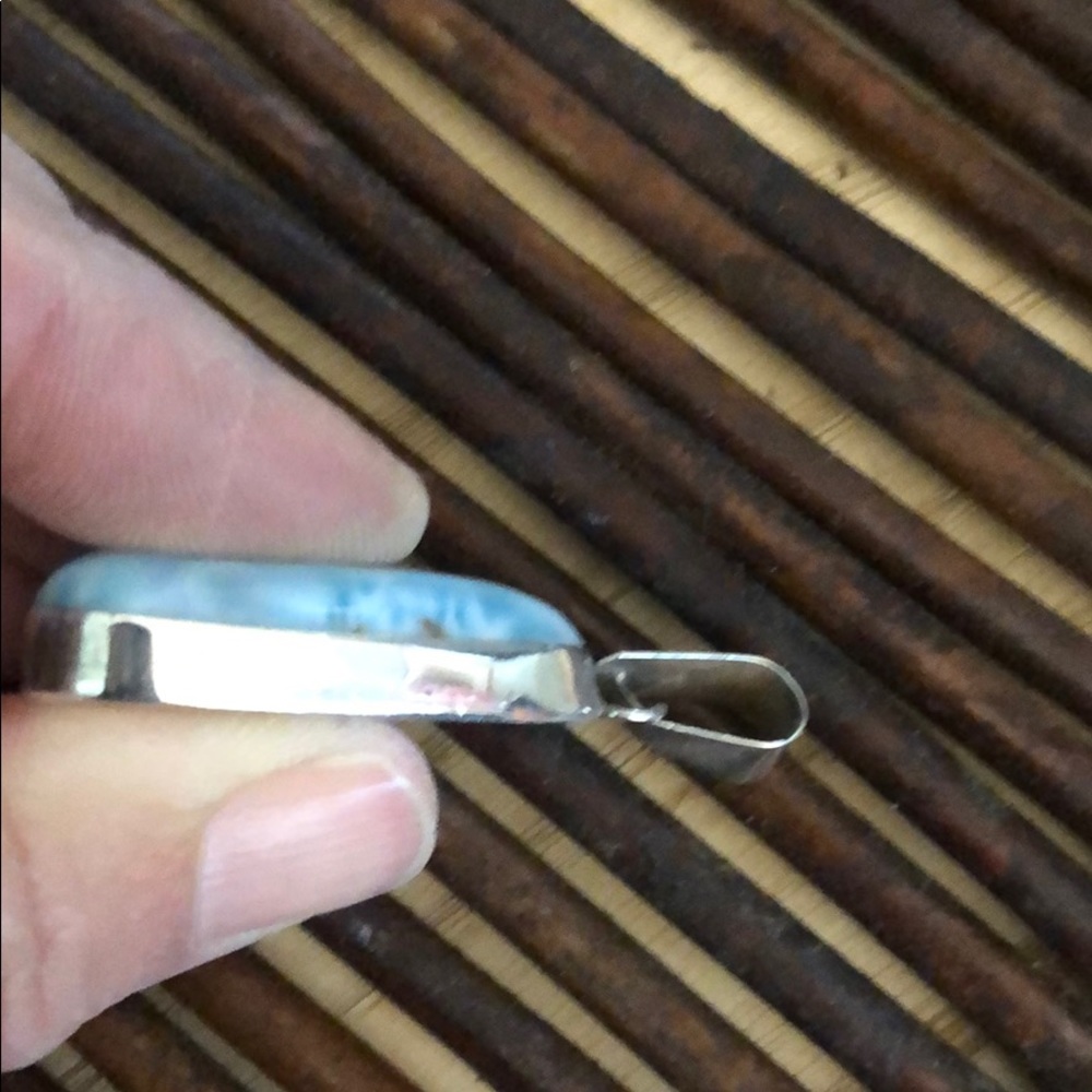 Sterling Silver Larimar Pendant - Picture 6 of 6